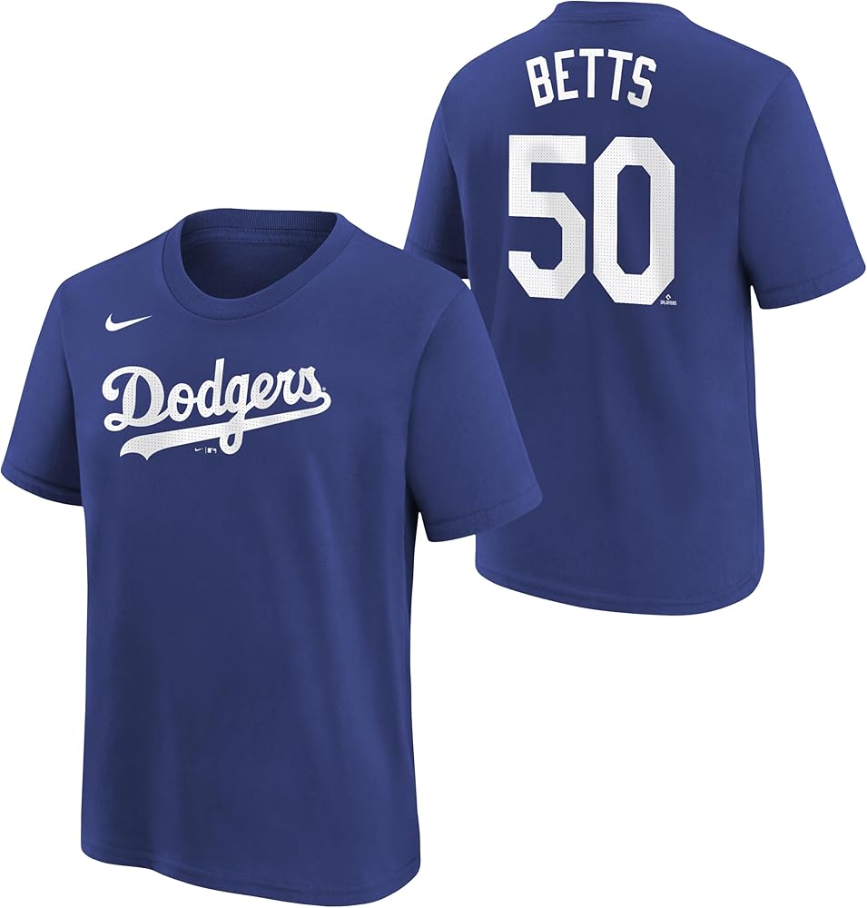 Nike Los Angeles Dodgers Betts 50 ボーイズXL Amazon.com : Nike Mookie Betts #50 Los Angeles Dodgers Name Number